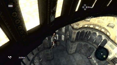 Dalej przesuwaj się cały czas w prawo - Tajemnica Hagia Sofia (2) | Karty wspomnień Ishaka Paszy - Assassins Creed: Revelations PC - kompletny poradnik do gry