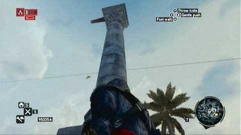 Następny punkt znajduje się na starożytnej kolumnie - Zadania związane z księgami | Zadania dodatkowe Assassins Creed Revelations - Assassins Creed: Revelations PC - kompletny poradnik do gry