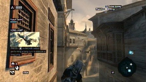 Innym ciekawym sposobem na wykorzystanie nowej zabawki są długie skoki - Poruszanie się po mieście | Kompendium wiedzy Assassins Creed Revelations - Assassins Creed: Revelations PC - kompletny poradnik do gry