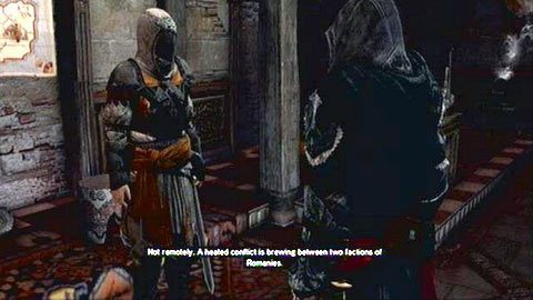 Po dokonaniu tej operacji, rekrut powinien pojawić się w kryjówce - Gildia Asasynów (1) | Kompendium wiedzy Assassins Creed Revelations - Assassins Creed: Revelations PC - kompletny poradnik do gry