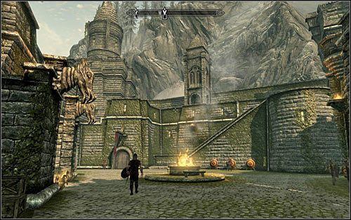 Legion Cesarski swoją główną siedzibę ma w zamku Dour w Samotni (powyższy screen), a na czele tej frakcji stoi generał Tullius - Wojna domowa - Informacje wstępne | Solucja Skyrim - Skyrim - poradnik, mapy, questy