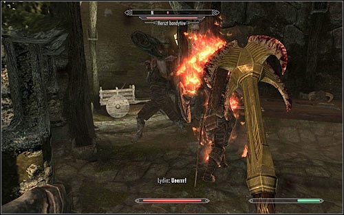 Na koniec zajmij się zbadaniem dwóch lokacji, do których prowadzą drzwi - Wstępowanie do Legionu | Questy Legionu Cesarskiego | Solucja Skyrim - Skyrim - poradnik, mapy, questy