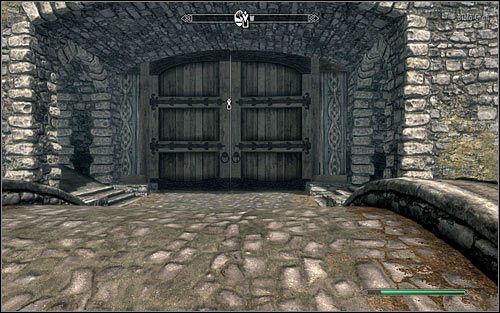 Wyjdź ze Smoczej Przystani i przejdź przez całą Białą Grań (nie korzystaj z szybkiej podróży - Bitwa o miasto Biała Grań | Questy Legionu Cesarskiego | Solucja Skyrim - Skyrim - poradnik, mapy, questy