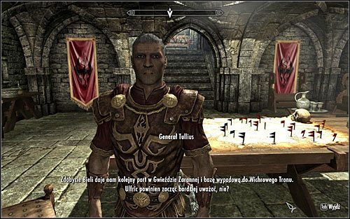 Cel ten pojawi się w Twoim dzienniku tuż po zaliczeniu questu Bitwa o fort Dunstad - Ponowne zjednoczenie Skyrim (1) | Questy Legionu Cesarskiego | Solucja Skyrim - Skyrim - poradnik, mapy, questy