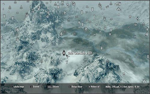 Wyjdź z zamku i otwórz mapę świata - Ponowne zjednoczenie Skyrim (1) | Questy Legionu Cesarskiego | Solucja Skyrim - Skyrim - poradnik, mapy, questy