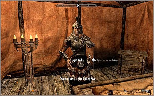 Do dalszych działań w obrębie tego questu będziesz mógł przystąpić po zaliczeniu zadania Istotna danina - Ponowne zjednoczenie Skyrim (1) | Questy Legionu Cesarskiego | Solucja Skyrim - Skyrim - poradnik, mapy, questy