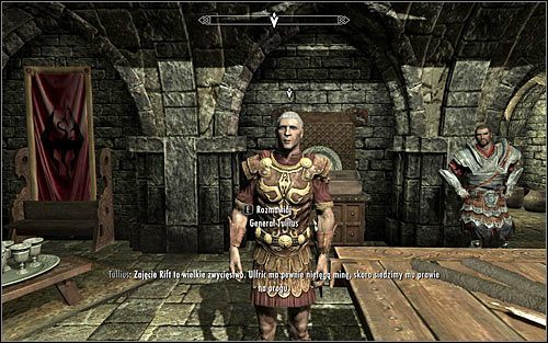 Cel ten pojawi się w Twoim dzienniku tuż po zaliczeniu questu Bitwa o fort Zielony Mur - Ponowne zjednoczenie Skyrim (1) | Questy Legionu Cesarskiego | Solucja Skyrim - Skyrim - poradnik, mapy, questy