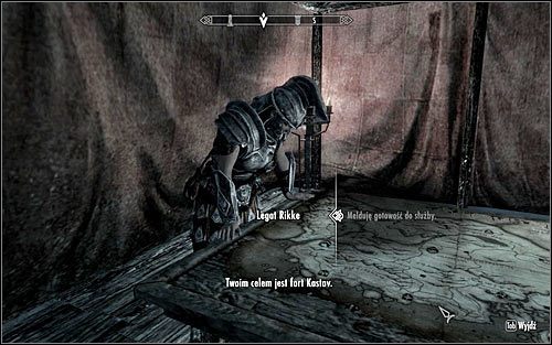 Rozejrzyj się po obozowisku Cesarskich - Ponowne zjednoczenie Skyrim (2) | Questy Legionu Cesarskiego | Solucja Skyrim - Skyrim - poradnik, mapy, questy
