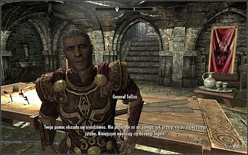 Cel ten pojawi się w Twoim dzienniku tuż po zaliczeniu questu Na ratunek - Ponowne zjednoczenie Skyrim (2) | Questy Legionu Cesarskiego | Solucja Skyrim - Skyrim - poradnik, mapy, questy