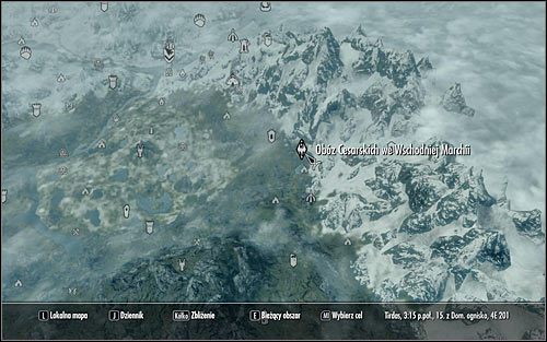 Wyjdź z zamku i otwórz mapę świata - Ponowne zjednoczenie Skyrim (2) | Questy Legionu Cesarskiego | Solucja Skyrim - Skyrim - poradnik, mapy, questy