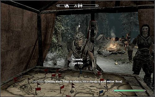 Do dalszych działań w obrębie tego questu będziesz mógł przystąpić po zaliczeniu zadania Bitwa o fort Amol - Ponowne zjednoczenie Skyrim (2) | Questy Legionu Cesarskiego | Solucja Skyrim - Skyrim - poradnik, mapy, questy