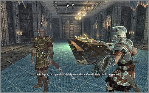 Opisywany quest będziesz mógł oficjalnie ukończyć dopiero po zaliczeniu zadania Bitwa o miasto Wichrowy Tron, czyli po przejęciu kontroli nad siedzibą Gromowładnych i tym samym po zgładzeniu Ulfrika - Ponowne zjednoczenie Skyrim (2) | Questy Legionu Cesarskiego | Solucja Skyrim - Skyrim - poradnik, mapy, questy