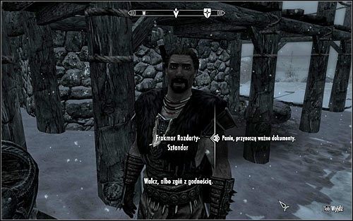 Otwórz mapę i wybierz się do miejscowości Gwiazda Zaranna, zlokalizowanej na wschód od obozowiska Legionu Cesarskiego - Fałszywy front | Questy Legionu Cesarskiego | Solucja Skyrim - Skyrim - poradnik, mapy, questy