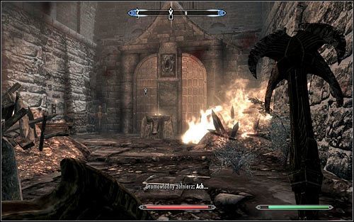 Ruszaj na wschód i następnie skręć na północ - Bitwa o miasto Wichrowy Tron | Questy Legionu Cesarskiego | Solucja Skyrim - Skyrim - poradnik, mapy, questy