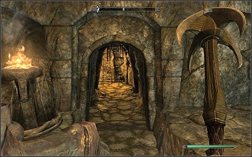 Możesz ruszać dalej i oczywiście w dalszym ciągu warto podróżować w towarzystwie gromowładnych żołnierzy - Wyszczerbiona Korona (2) | Questy buntu Gromowładnych | Solucja Skyrim - Skyrim - poradnik, mapy, questy