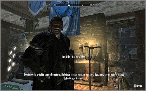 Cel ten pojawi się w Twoim dzienniku tuż po zaliczeniu questu Bitwa o fort Śnieżny Jastrząb - Wyzwolenie Skyrim (2) | Questy buntu Gromowładnych | Solucja Skyrim - Skyrim - poradnik, mapy, questy