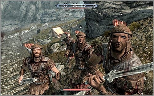 Jeżeli masz zamiar działać w pojedynkę, to od razu wybierz się na południowy-wschód - Istotna danina (2) | Questy buntu Gromowładnych | Solucja Skyrim - Skyrim - poradnik, mapy, questy