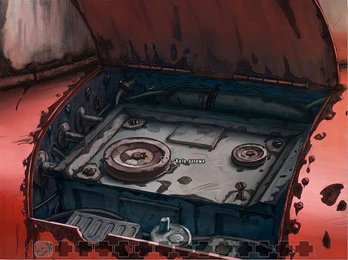 Związany pasek zainstaluj na kole pasowym - Poradnik do gry - Prolog - Napraw generator pary | A New Beginning Odrodzenie - A New Beginning: Odrodzenie - poradnik do gry