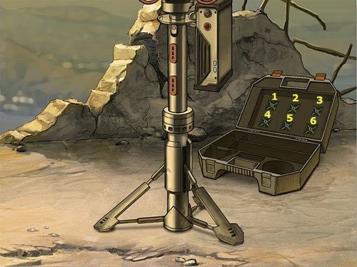 Jeśli chcesz rozwiązać tę zagadkę samodzielnie, proponuję ulokować kolejno kostki w slotach z lewej (np - Ustaw antenę | Rozdział 1 - Ołowiane powietrze | A New Beginning Odrodzenie - A New Beginning: Odrodzenie - poradnik do gry