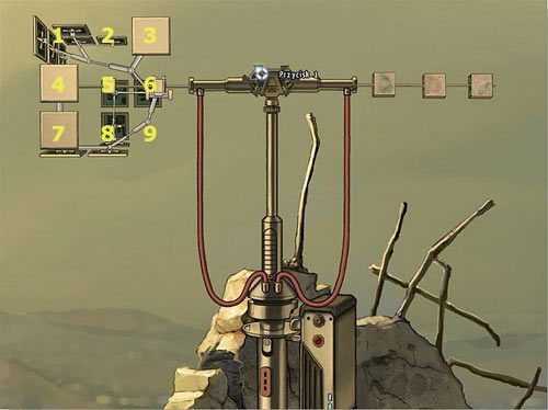 W przypadku każdej kostki zwracaj uwagę, na których polach wspomniane już 3 metalowe kwadratowe płytki zwrócone są do gracza frontem - Ustaw antenę | Rozdział 1 - Ołowiane powietrze | A New Beginning Odrodzenie - A New Beginning: Odrodzenie - poradnik do gry