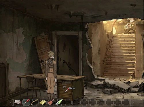 Jeśli nie masz przy sobie śrubokrętu, wróć z balkonu do budynku (w lewo), do pomieszczenia, w którym wcześniej siedział Nigel i obadaj stojące po lewej biurko - Zorganizuj transport wodą | Rozdział 1 - Ołowiane powietrze - A New Beginning: Odrodzenie - poradnik do gry