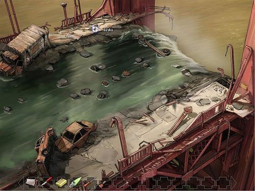 Przejdź tam, podnosząc po drodze leżącą na ziemi deskę - Wydostań kolegów z tarapatów | Rozdział 1 - Ołowiane powietrze - A New Beginning: Odrodzenie - poradnik do gry