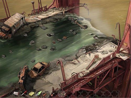 Oprzyj ją na wystającym z wody kamieniu (po prawej) - Wydostań kolegów z tarapatów | Rozdział 1 - Ołowiane powietrze - A New Beginning: Odrodzenie - poradnik do gry