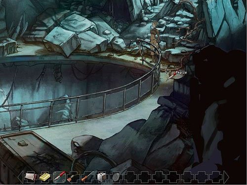 Przejdź w prawo i zbadaj pnącą się po skalnych schodach łodygę winorośli - Zdobądź kryształ | Rozdział 2 - Noc w hotelu Global | A New Beginning - A New Beginning: Odrodzenie - poradnik do gry