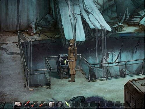 Zainstaluj w terminalu kryształ z danymi i uruchom urządzenie - Zdobądź potrzebne informacje | Rozdział 2 - Noc w hotelu Global - A New Beginning: Odrodzenie - poradnik do gry