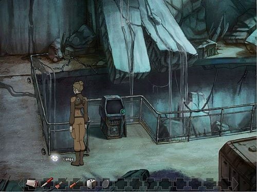 Przyjrzyj się zatem posadzce przy ogrodzeniu, w jednym ze specjalnych miejsc powinna świecić wspomniana lampa (z lewej strony w dole ogrodzenia, o ile nie zabrałeś jej wcześniej) - Zdobądź potrzebne informacje | Rozdział 2 - Noc w hotelu Global - A New Beginning: Odrodzenie - poradnik do gry