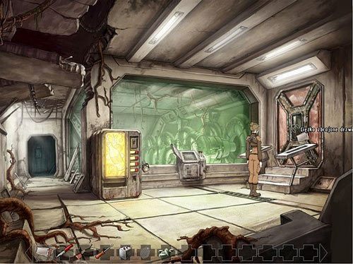 Spróbuj porozmawiać z nim przez owe drzwi - bez rezultatu - Przyrządź jadalny posiłek | Rozdział 2 - Noc w hotelu Global | A New Beginning - A New Beginning: Odrodzenie - poradnik do gry