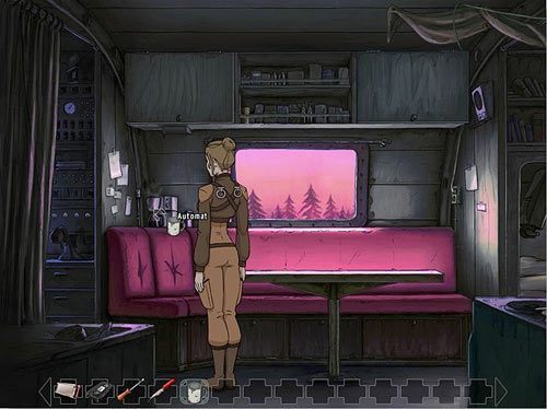 Przejdź do wypoczynkowej części helikoptera (gdzie w poprzednim rozdziale Fay siedziała na sofie pod oknem) - Dostań się na konferencję | Rozdział 4 - Konferencja | A New Beginning - A New Beginning: Odrodzenie - poradnik do gry