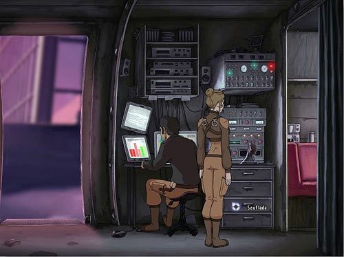 Udaj się więc do pomieszczenia z radiostacją i z trzeciej szuflady od góry (po prawej) wyjmij nożyczki - Dostań się na konferencję | Rozdział 4 - Konferencja | A New Beginning - A New Beginning: Odrodzenie - poradnik do gry