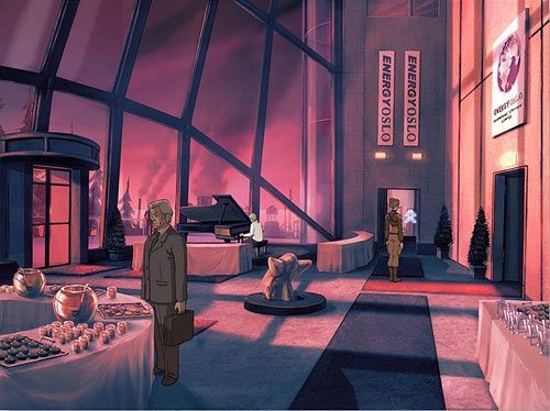 Opuść pomieszczenie drzwiami w głębi po prawej - z Fay skontaktuje się Salvador, który nakaże jej wykombinować coś, by i on mógł dostać się do budynku, jednak raczej nie głównym wejściem - Pomóż Salvadorowi przedostać się do budynku konferencyjnego | Rozdział 4 - Konferencja - A New Beginning: Odrodzenie - poradnik do gry