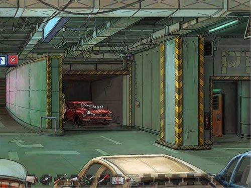 Oczywiście udaj się do garażu, skradzionym przed chwilą pękiem kluczy otwórz (przełącznik po prawej) boks, w którym parkuje wóz elektryka, tymi samymi kluczykami otwórz samochód i spróbuj go uruchomić (już bez kluczyków) - Pomóż Salvadorowi przedostać się do budynku konferencyjnego | Rozdział 4 - Konferencja - A New Beginning: Odrodzenie - poradnik do gry