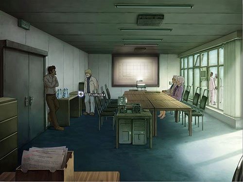 Z blatu po lewej (tego drugiego, nie tego z butelkami wody) weź stojące tam w charakterze przekąski pistacje - Podsłuchaj rozmowę na balkonie | Rozdział 5 - Atlas #1 | A New Beginning - A New Beginning: Odrodzenie - poradnik do gry