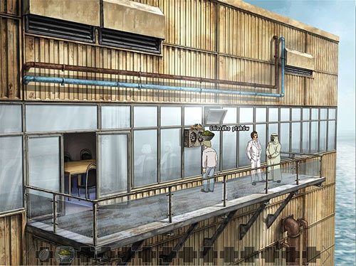 Ponownie wyjdź na balkon i obdaruj nimi ptaszki, siedzące w gniazdku na klimatyzatorze - Podsłuchaj rozmowę na balkonie | Rozdział 5 - Atlas #1 | A New Beginning - A New Beginning: Odrodzenie - poradnik do gry