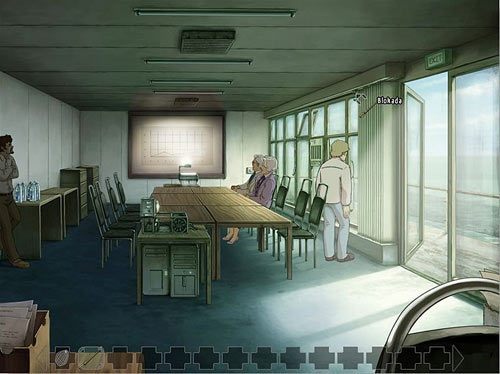 Połącz oba przedmioty i tak pozyskanym otwieraczem na kiju usuń blokadę w górze zasłony - Podsłuchaj rozmowę na balkonie | Rozdział 5 - Atlas #1 | A New Beginning - A New Beginning: Odrodzenie - poradnik do gry