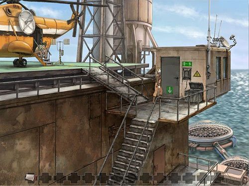 Drugi koniec kabla (leży na ziemi pod drzwiami budyneczku) podłącz do anteny na tymże budynku (po prawej) - Skontaktuj się z resztą ekipy | Rozdział 5 - Atlas #1 | A New Beginning - A New Beginning: Odrodzenie - poradnik do gry