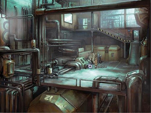 Na jego melancholijny nastrój i wynikającą z niego niechęć do pracy najprawdopodobniej wpływa dobywający się z magnetofonu smętny blues - Nakłoń robotnika do pracy (1) | Rozdział 5 - Atlas #1 | A New Beginning - A New Beginning: Odrodzenie - poradnik do gry