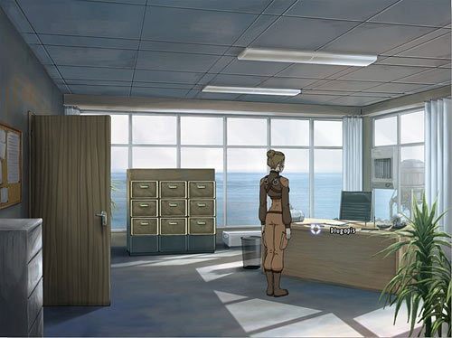 Weź leżący na biurku długopis - Wywab robotnika z kantyny | Rozdział 5 - Atlas #1 | A New Beginning - A New Beginning: Odrodzenie - poradnik do gry