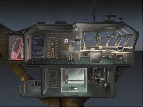 Porozmawiaj przez interkom z Barneyem, po czym rzuć okiem na oba monitory po prawej, Bent dostrzeże na jednym z nich łysego mężczyznę w laboratorium wodoru - Otwórz zablokowane drzwi do komory śluzy | Rozdział 6 - Atlas #2 - A New Beginning: Odrodzenie - poradnik do gry