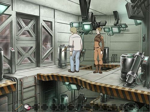 W tym celu obadaj zbiornik kriogeniczny (metalowy pojemnik z prawej strony drzwi) - Zdobądź próbkę alg | Rozdział 6 - Atlas #2 | A New Beginning - A New Beginning: Odrodzenie - poradnik do gry