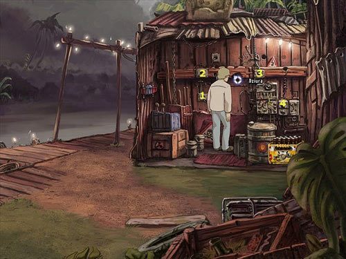 Spójrz od tej strony przez dziurę powstałą po zdjęciu blaszki - Pomóż Oggyemy i Duveowi unieszkodliwić strażnika | Rozdział 7 - Bent Svensson nie żyje - A New Beginning: Odrodzenie - poradnik do gry