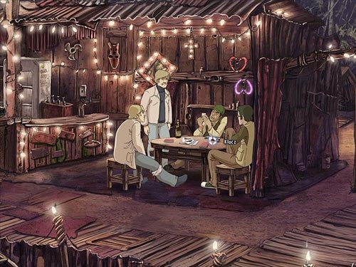 Weź kluczyki do ślizgacza z blatu po prawej, zadziałaj nimi na butelce, po czym oddaj strażnikowi kluczyki do samochodu - Zdobądź kluczyki do łodzi (2) | Rozdział 7 - Bent Svensson nie żyje - A New Beginning: Odrodzenie - poradnik do gry