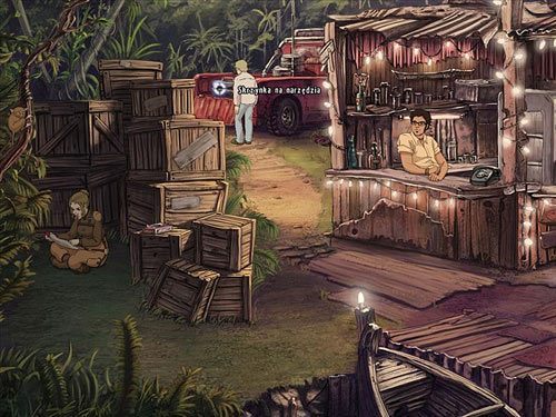 Musisz zatem zademonstrować mężczyźnie narzędzia - stosowną skrzynkę znajdziesz na pace samochodu, którym Bent i reszta dotarli w to miejsce (przy barze, w głębi lokacji) - Przekonaj strażnika, że Bent jest mechanikiem | Rozdział 7 - Bent Svensson nie żyje - A New Beginning: Odrodzenie - poradnik do gry