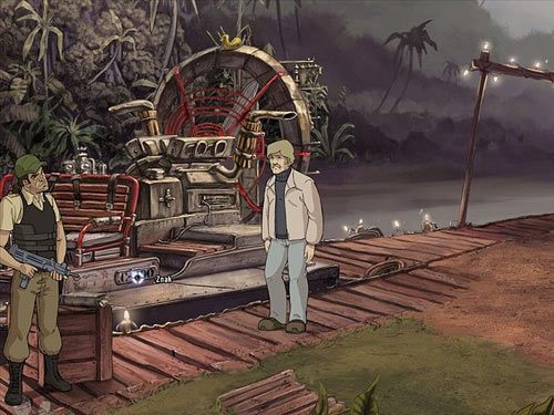 Przyjrzyj się zatem ślizgaczowi, szczególnie znakowi widocznemu na blaszce przymocowanej z jego boku (poniżej siedzenia) - Przekonaj strażnika, że Bent jest mechanikiem | Rozdział 7 - Bent Svensson nie żyje - A New Beginning: Odrodzenie - poradnik do gry