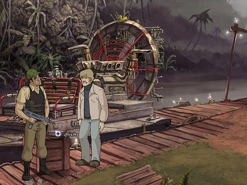 Zwróć też uwagę na książkę leżącą na skrzynce tuż przy strażniku - Przekonaj strażnika, że Bent jest mechanikiem | Rozdział 7 - Bent Svensson nie żyje - A New Beginning: Odrodzenie - poradnik do gry