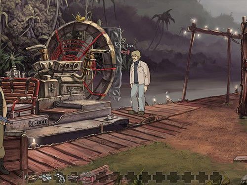 Owiń ster płótnem i przymocuj je do niego zszywaczem - Napraw ślizgacz i pozbądź się strażnika | Rozdział 7 - Bent Svensson nie żyje - A New Beginning: Odrodzenie - poradnik do gry