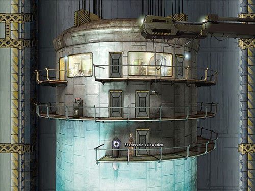 Tam zadziałaj na kole sterującym zalewaniem (po lewej) - Uruchom mechanizm | Rozdział 8 - Plan Feniks | A New Beginning - A New Beginning: Odrodzenie - poradnik do gry